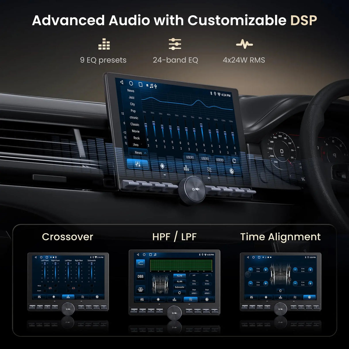 ATOTO A5L 10インチ1DIN 2DIN 対応 ディスプレイオーディオ | バック