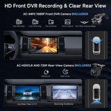 ATOTO A5LG2A7T 7" Double Din Car Stereo, Dash and Backup Camera, Wireless CarPlay and Android Auto, 2G+32G Touchscreen, WiFi and Bluetooth Tethering, 48-Band EQ DSP, Bluetooth, FM, USB, TF