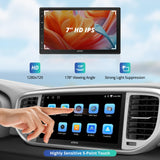 ATOTO A5L 7" Double Din Car Stereo, HD Touchscreen, Wireless CarPlay & Android Auto, Bluetooth & WiFi, Built-in GPS Navigation, DSP Audio Technology, 2G+32G