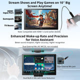 ATOTO X10G211E 10" QLED Android Car Stereo - 8GB/128GB, Wireless CarPlay/AA, 4G LTE, Dual Mic, HDMI, GPS