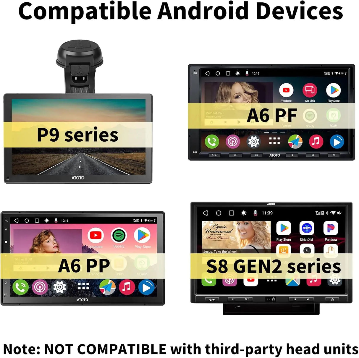 ATOTO AC-HBV86 HDMI-to-USB Adapter - Connect TV Boxes/Gaming to ATOTO P9/A6/S8, 5.43in Cable for Car Entertainment Streaming