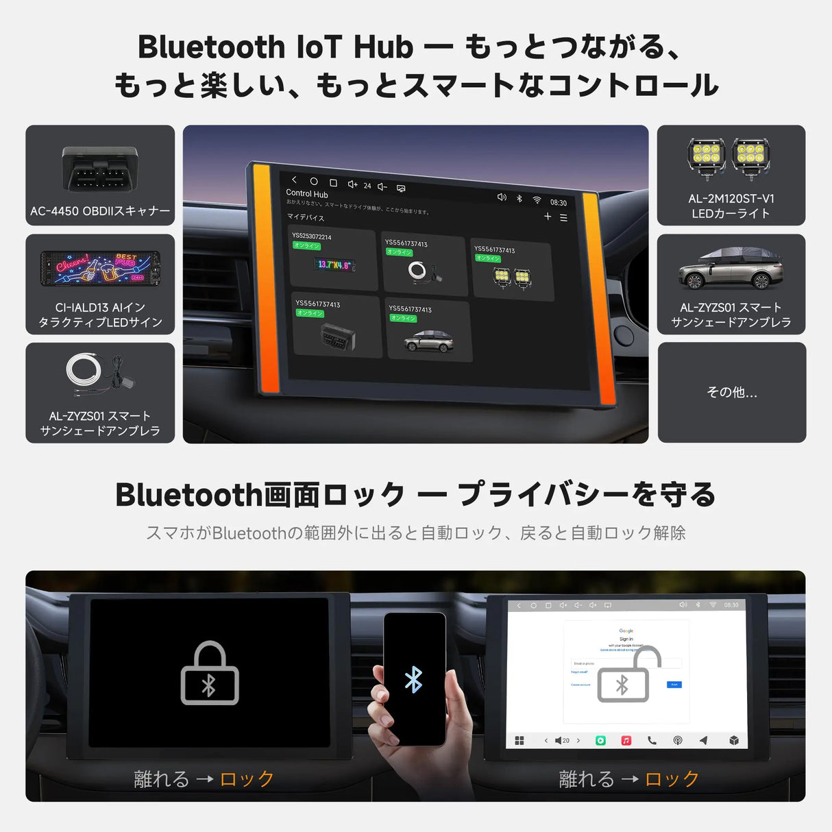 ATOTO A7G225PKL 12.5インチ Android13 2DIN ディスプレイオーディオ 大画面カーナビ ワイヤレスCarPlay&Android Auto 内蔵アンプ&DSP 4G+64G 4G LTE Wi-Fi/Bluetooth/USBテザリング