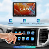 ATOTO A5LG209T 9" Android Double Din Car Stereo, Wireless Android Auto CarPlay Head Unit with WiFi BT USB, in-Dash GPS Navigation System, 1280 * 720P Touchscreen, AM/FM, 2+32G