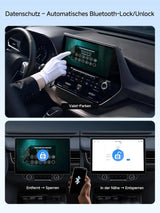 ATOTO CB4A-BK Drahtloser CarPlay Adapter – Magic AI Box mit Dual-WiFi, Wireless CarPlay Box für Fahrzeuge mit kabelgebundenem CarPlay & Android Auto, YouTube & Netflix Unterstützung