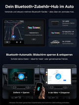 ATOTO CB6 Wireless CarPlay Adapter, Intelligenter AI-Sprachdongle mit GPS-Tracking, Kabelloses CarPlay und Android Auto, Bluetooth, 4GB+64GB, Kompatibel mit vielen Apps 