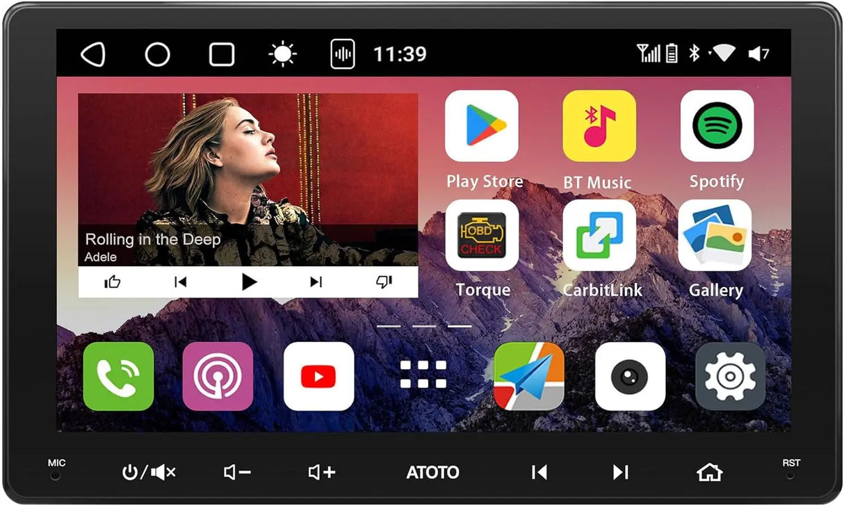 ATOTO S8UN Android in-Dash 6G+128G CarPlay 7" Car Stereo GPS Built-in 4G LTE AI