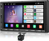 ATOTO A5LG2A7T 7" Android Double Din Car Stereo with Backup Camera, Wireless CarPlay & Android Auto, Wi-Fi/BT/USB Tethering, Built-in DSP, Bluetooth, PhoneLink, FM/AM/TF, 2G+32G