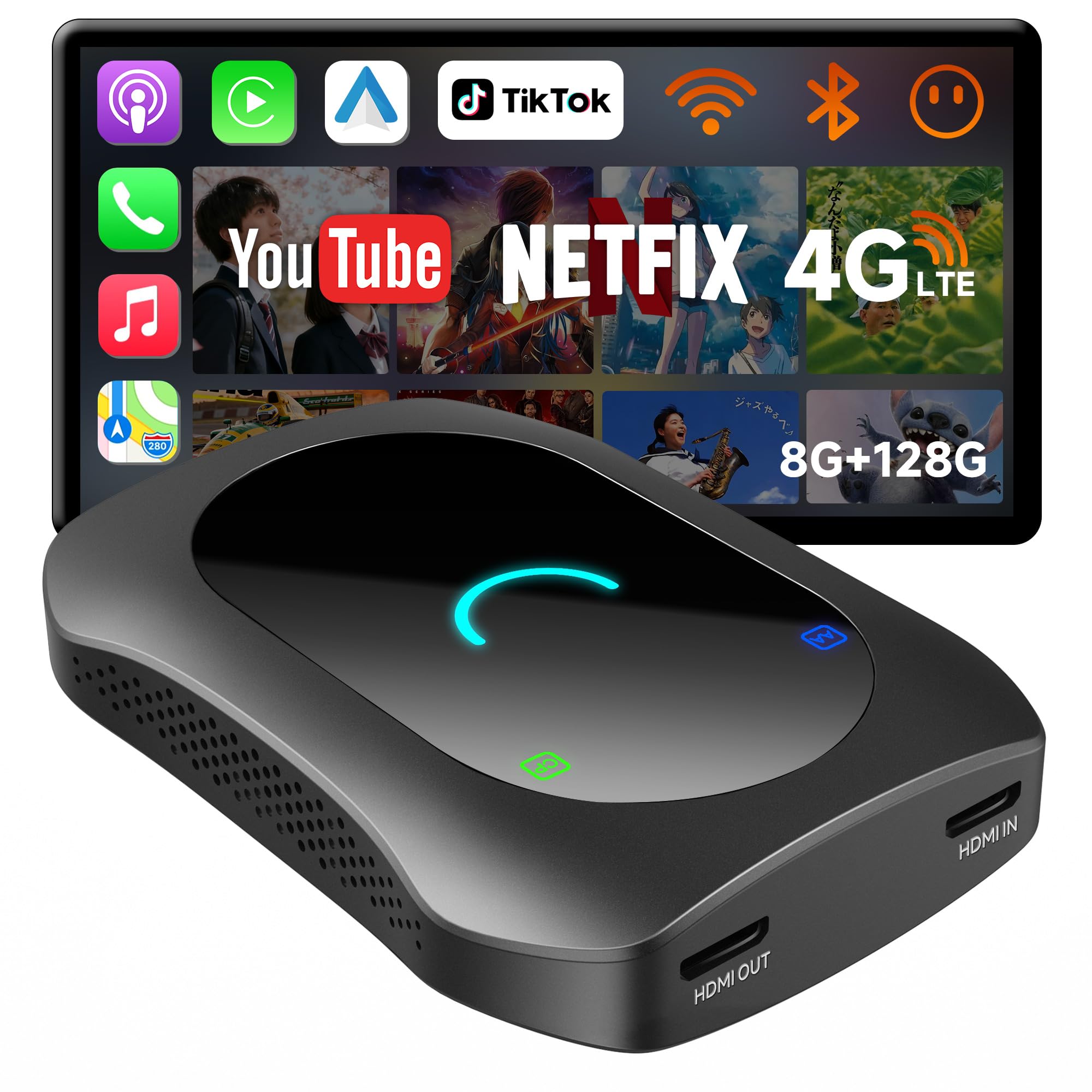 CarPlay AI Box [カープレイ ai ボックス] ワイヤレスCarPlay・Android