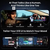 ATOTO X10G2A7E-R2 7" Double DIN Android Car Stereo with Wireless CarPlay & Backup Camera, 8G+128G, AI Android In-Dash Navigation, 4G LTE, Wireless CarPlay & Android Auto, Dual Phone Connection & Bluetooth, 36-Band EQ, HDMI Input