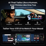 ATOTO X10G2A7E-R2 7" Double Din Android Car Stereo, Backup Camera, 8GB+128GB AI Head Unit with Navigation, Wireless CarPlay & Android Auto, 4G LTE, Dual Bluetooth, 36-Band EQ, HDMI Input