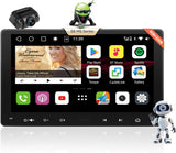 ATOTO S8G2A74MS 7" QLED Double Din Android Car Stereo & 1080P Front Camera, 4G+32G, Smart AI Chat, Wireless CarPlay & Android Auto, Dash Cam, Built-in 4G, Dual Bluetooth, WiFi/USB