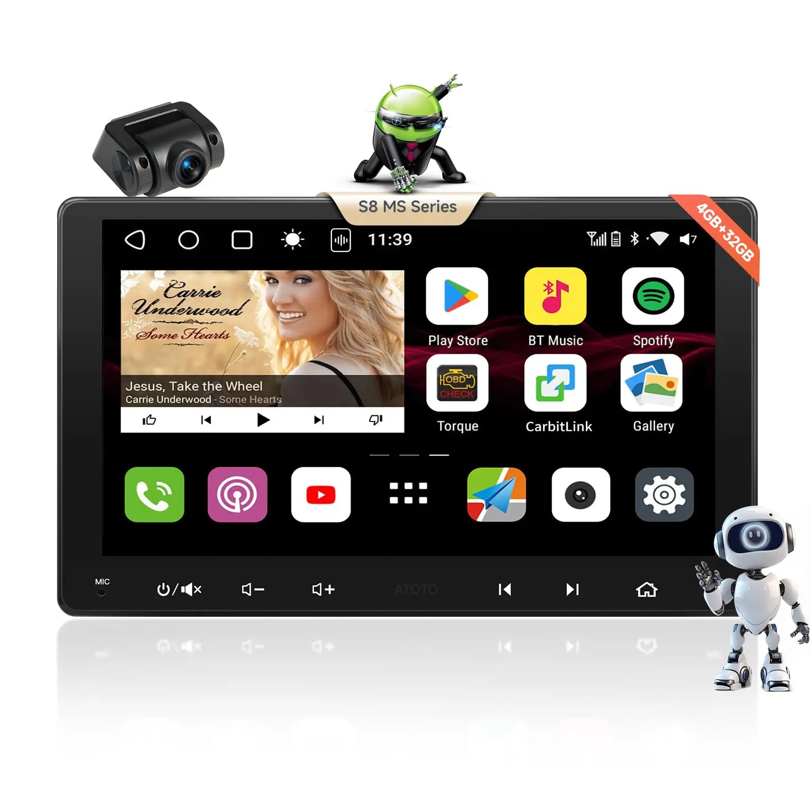 ATOTO S8 モデルS8G2B74PM ATOTO S8 Premium 7-inch 2-Din Android Car 