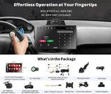 ATOTO 9" GPS Per Auto – Telecamera Retrovisiva HD 1080P, QLED Android Autoradio Portatile, 4G+32G, CarPlay e Android Auto Senza Fili, 4G LTE, 2 Bluetooth, HDMI Supportato, Tracciamento GPS