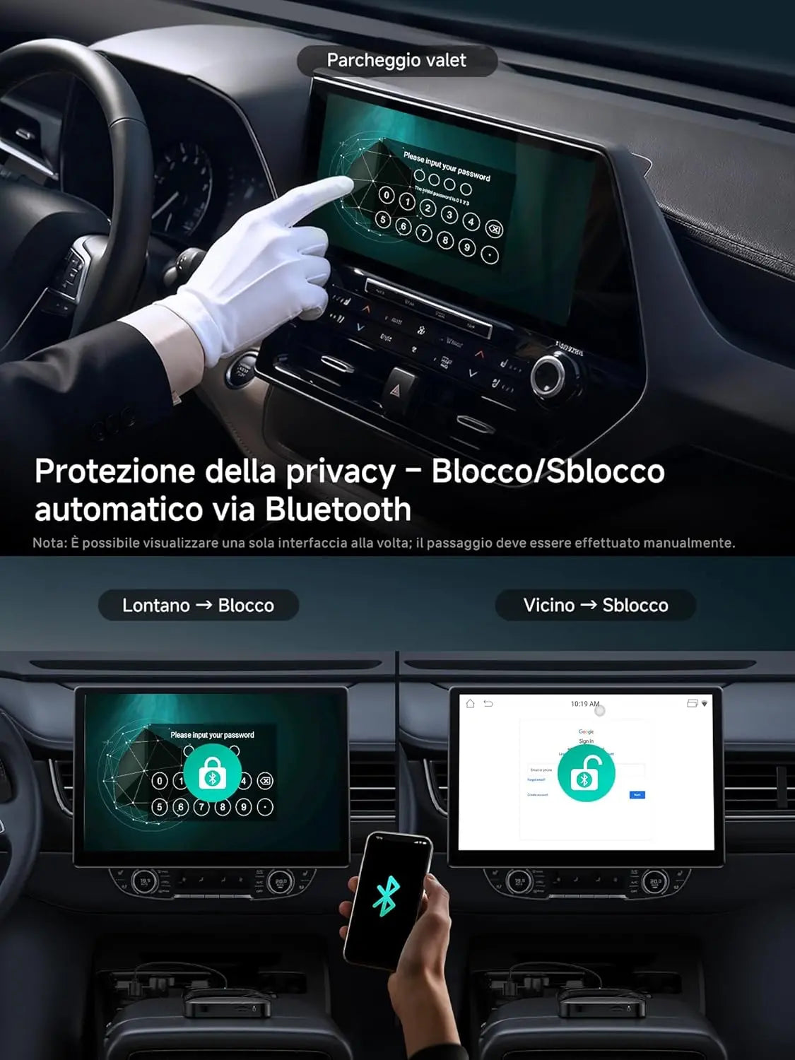 ATOTO CB4 Adattatore CarPlay Wireless – Doppio WiFi, Doppio Bluetooth, Scheda TF 128GB, 4G+32G, Android AI Box con DriveChat, Netflix/YouTube, Nero