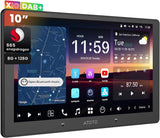 ATOTO X10DG211E 10.1" QLED Double Din Car Stereo, DAB+, Wireless CarPlay & Android Auto, 8+128G, 4G LTE, AI Voice Assistant, GPS Tracking, Dual Camera Inputs, Mic & Bluetooth, LRV, SVC, 36-Band EQ