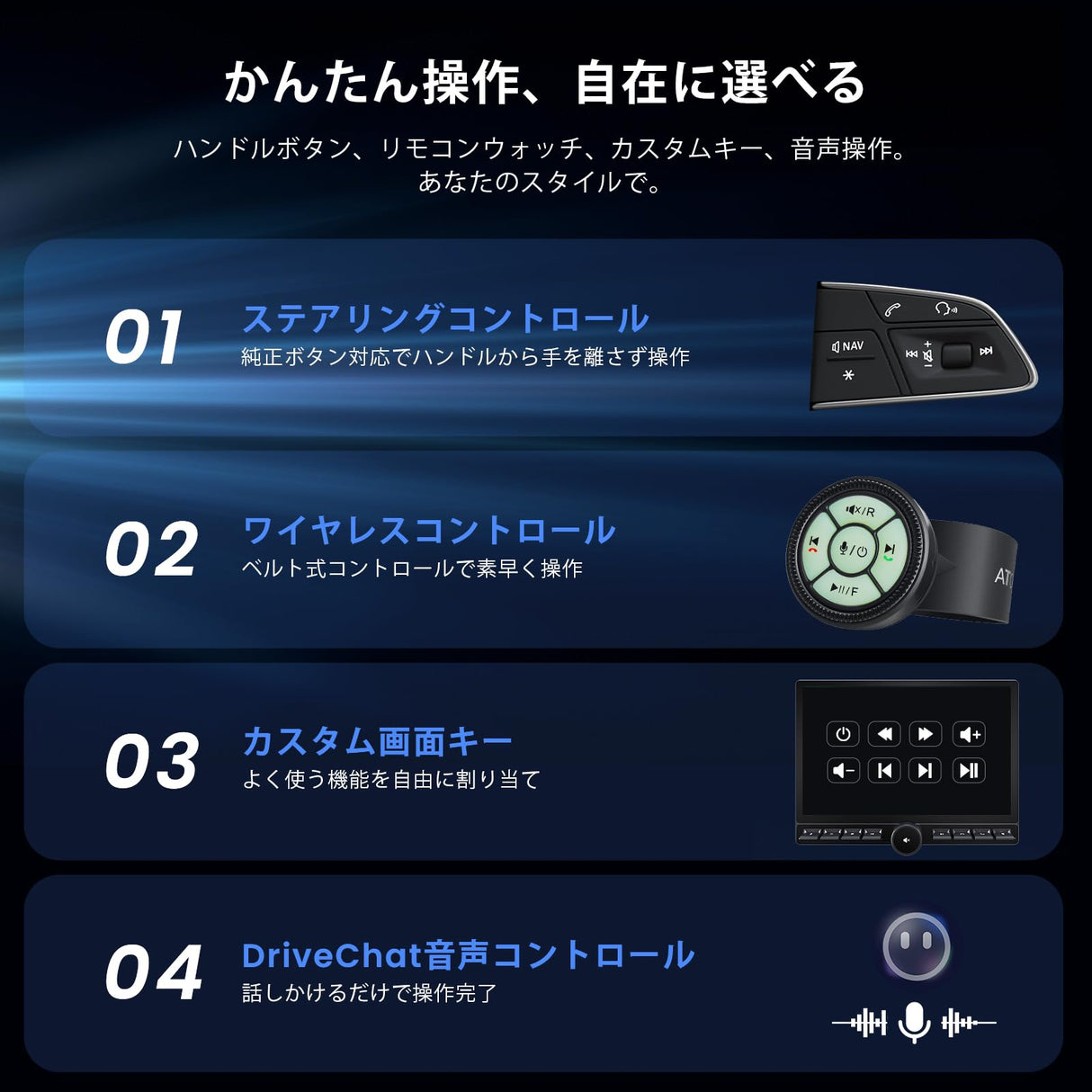 ATOTO X10G129PE 12.95インチ、ディスプレイオーディオ AI搭載 Androidカーナビ、シングルDIN＆ダブルDIN対応、8GB+128GB、フレックスビュー大画面、ノブ＆物理ボタン搭載、7.1.2chサラウンド、4G LTE、デュアルバンドWiFi、36バンドEQ、ワイヤレスCarPlay & Android Auto