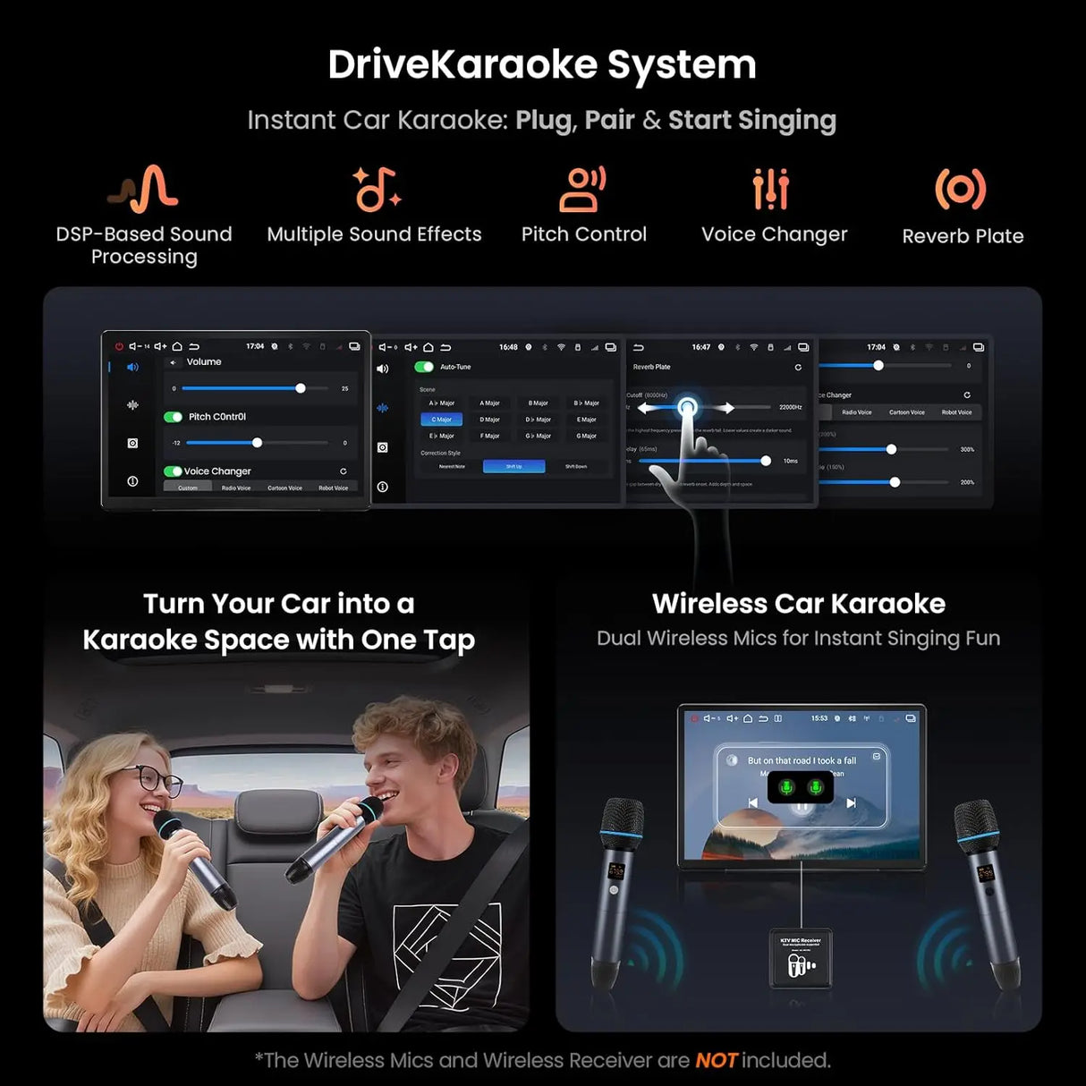 ATOTO V10G141OC 14.1" QLED Android Double DIN Car Stereo, 6GB+128GB, 4G LTE, In-Car Karaoke, Pro DSP with 4V Pre-Outs, 4-Channel Dash Cam Recording, aptX HD Bluetooth 5.4, HDMI Out, Wireless Apple CarPlay & Android Auto