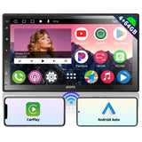 ATOTO A6G2C7PP 7" Double Din Android Car Stereo, Touchscreen, Wireless CarPlay & Wireless Android Auto, Dual Bluetooth, MirrorLink, GPS Tracking, WiFi/BT/USB Tethering, 4G+64G