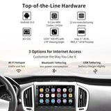 ATOTO S8G2A74SD Lettore video per auto Android da 7", con navigazione, Retrovisore HD con LRV, Wireless CarPlay & Android Auto, Display IPS e altro