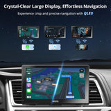 ATOTO Portable Car Stereo 9" Android 10 Octa-Core, Dual Camera, HD QLED Display, Wireless CarPlay/Android Auto, GPS Navigation, 4G/Wi-Fi/Bluetooth, DriveChat AI, TPMS/OBD II Support, 4GB+32GB