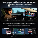ATOTO X10G225E 12.5" 2Din Radiocasetes Coche Android QLED, 8+128 GB, CarPlay inalámbrico y Android Auto, 4G LTE, Asistente de voz AI, GPS, Micrófono dual, Bluetooth, LRV, 36B-EQ, Entrada HDMI