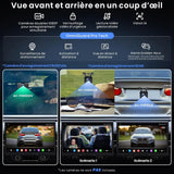 ATOTO X10G129E 12,9" Autoradio 1 DIN avec écran flottant QLED, CarPlay & Android Auto sans fil, 8+128 Go, 4G LTE, Connexion Dual Téléphone, Double Bluetooth, GPS Tracking et Assistant Vocal AI
