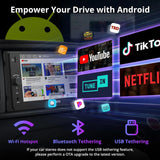 ATOTO A5LTYB7T 7" Double Din Car Stereo, Wireless CarPlay & Android Auto, Compatible with Toyota, Touchscreen, Wi-Fi/BT Tethering, 24 Band EQ DSP, FM/AUX/TF, 2G+32G
