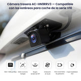 ATOTO AC-HN9RRV3 Cámara Trasera AHD 1080p, 134° Gran Angular, Visión Nocturna Starlight, IP67, Sensor G, Modo Aparcamiento, Grabación en Bucle, Solo Serie V10