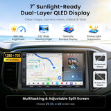 ATOTO S8L 7" Double Din Car Stereo, 4G LTE, Wireless CarPlay & Android Auto