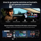 ATOTO X10G125E-R3 12,5" QLED Autoradio Android 1DIN/2DIN avec 2 Caméras Dashcam, GPS Intégré, Écran Flexview, 8+128G, Audio 7.1.2CH, 4G LTE, CarPlay & Android Auto sans Fil