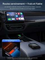 ATOTO CB4B Adaptateur CarPlay sans Fil – Double WiFi, Double Bluetooth, Carte TF 128Go, 4Go+32Go, AI Box Android avec DriveChat, Netflix/YouTube, Noir