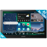 ATOTOZONE 10" QLED DAB Autoradio 2 Din Android, 8+128G, Carplay Senza Fili & Android Auto, 4G LTE, Assistente vocale AI, Tracciamento GPS,Doppio MIC & BT, LRV, 36B-EQ, Ingresso HDMI,X10DG211E