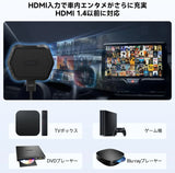 ATOTO AD1 ワイヤレスCarPlayボックスアダプター HDMI入力対応 2in1ドングル 有線CarPlay対応 プラグ＆プレイ マルチメディアハブ TV/ゲーム機/DVD/ブルーレイ Bluetooth 5.2 OTA ブラック