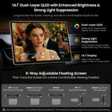 ATOTO V10G141OC 14.1" QLED Android Double DIN Car Stereo, 6GB+128GB, 4G LTE, In-Car Karaoke, Pro DSP with 4V Pre-Outs, 4-Channel Dash Cam Recording, aptX HD Bluetooth 5.4, HDMI Out, Wireless Apple CarPlay & Android Auto