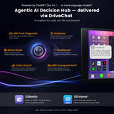 ATOTO A7G225PKL 12.5” Android Double DIN Car Stereo, Wireless CarPlay & Android Auto, AI Driving Alert & Geolocation Awareness, Car Location Tracking, 4G LTE, Parking Guard, Hi-Fi DSP 4V Pre-Out, EdgeFit Design