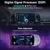 ATOTOZONE A5L Autoradio 2 Din Android, 7" Stereo auto bluetooth con schermo, 2G+32G, CarPlay Android Auto Wireless, Tethering via WiFi/BT/USB, MirrorLink, 24B-EQ DSP, FM/RDS/GPS/SWC,Chat AI