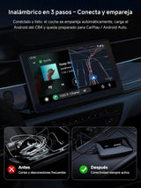 CB4A Adaptador inalámbrico CarPlay, 2 GB + 16 GB Magic Box