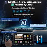 ATOTO S8MS 9" QLED 1280 * 720 Android Doppel Din Armaturenbrett-Einbau-Autoradio, Drahtloses Android Auto & Wireless CarPlay, GPS-Verfolgung, 4G+32G, Integriertes 4G LTE, 2 Bluetooth,S8G2094MS