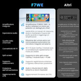 ATOTO F7G1A6WE-S01 Autoradio 1 DIN 6,28" Touchscreen, CarPlay e Android Auto Wireless, Bluetooth, Schermo Integrato, F7WE Gen2