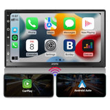 ATOTO F7G2B7WE-S01 7" Touchscreen Car Stereo Double DIN,Wireless CarPlay & Wireless Android Auto, Car Radio with Bluetooth, MirrorLink, HD Live Rearview with Backup Camera, Mic