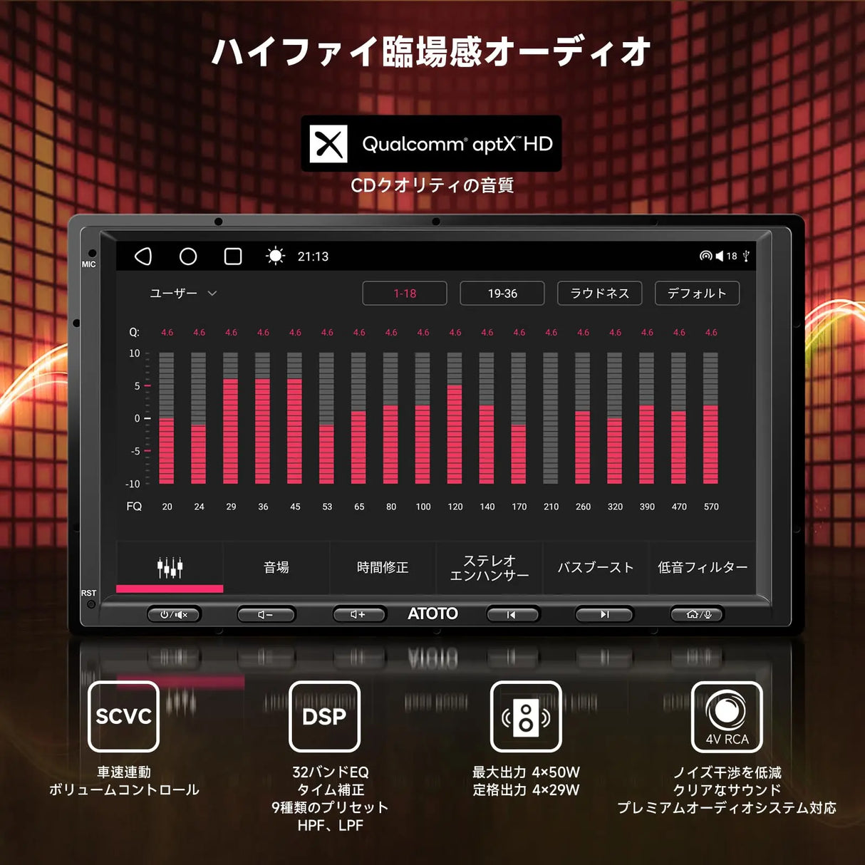 ATOTO S8 Ultra 7インチ 2DIN ディスプレイオーディオ 6GB+128GB ATOTO S8 Ultra 7インチ 2DIN ディスプレイオーディオ 6GB+128GB