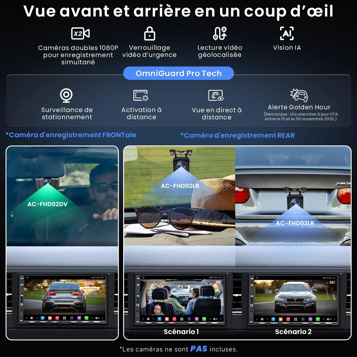 ATOTO X10G2A7E Autoradio 2 DIN 7" - CarPlay/Android Auto Sans Fil, 8Go+128Go, 4G LTE, ChatGPT AI, Double Bluetooth