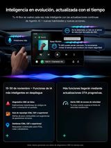 ATOTO CB4B Dongle WIFI – Dual Bluetooth, Tarjeta TF 128GB, 4G+32G, Netflix/YouTube, Adaptador CarPlay Inalámbrico, Android TV Box con AI DriveChat, Negro