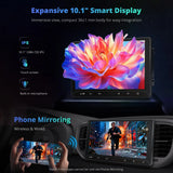 ATOTO A5LG211T 10.1" 2 Din Bluetooth Vehicle Radio with Wireless CarPlay & Android Auto, OBD2 Scanner, IPS Touchscreen, GPS Navigation, 24-Band EQ DSP, WiFi/BT/USB, 2G+32G, FM/AM