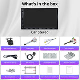 ATOTO A5L 7" Android Double Din Car Stereo with Backup Camera, Wireless CarPlay & Android Auto, Wi-Fi/BT/USB Tethering, Built-in DSP, Bluetooth, Phonelink, FM/AM/TF, 2G+32G