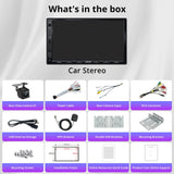 ATOTO A5LG2A7T 7" Android Double Din Car Stereo with Backup Camera, Wireless CarPlay & Android Auto, Wi-Fi/BT/USB Tethering, Built-in DSP, Bluetooth, PhoneLink, FM/AM/TF, 2G+32G