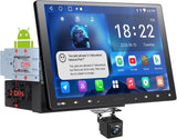 ATOTO A5LG110T 10" Android Double Din & Single Din Adaptive Car Stereo, Backup Camera, Floating QLED Screen Radio with Wireless CarPlay & Android Auto, WiFi/BT/USB Tethering, HD LRV, 2G+32G, DSP/FM