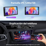ATOTO A5LVWA7T Radio Coche 2 DIN 7" con Navegación, Compatible con VW Golf/Polo/Tiguan, CarPlay y Android Auto Inalámbrico, MirrorLink, WiFi/BT/USB, DSP EQ de 24 Bandas, FM/AUX/TF, 2G+32G