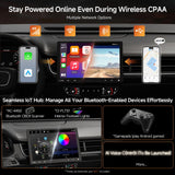 ATOTO S8G1109UN 10.1" Single & Double Din Head Unit with Floating QLED Display, 6+128GB Wireless CarPlay & Android Auto, 4G Built-in, Dual Bluetooth, DSP & ChatGPT