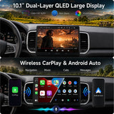 ATOTO V10G211OC 10" QLED Android 14 Double Din Car Stereo, 8-Core 6G+128G, Wireless CarPlay & Android Auto, 4G LTE/Wi-Fi, in-Car Karaoke, 7.1.2 CH Pro DSP Audio, aptX HD Bluetooth, AI & GPS Tracking